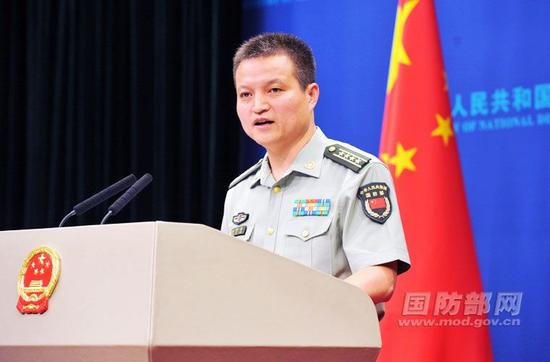 国防部新闻局局长、国防部新闻发言人杨宇军大校答记者问。