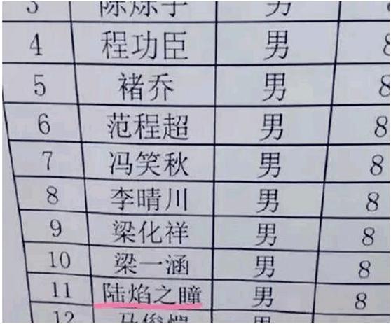 上海热线新闻频道-- 奇葩 姓名在开学季曝光 怪