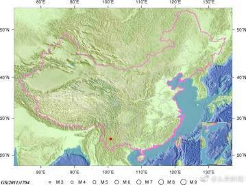 云南普洱景东县发生4级地震 震源深度6千米图片