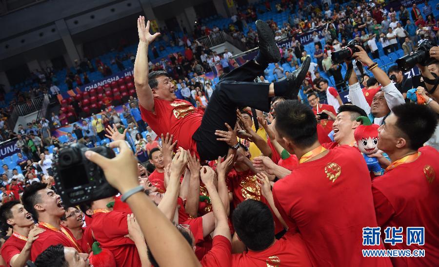 （体育）（7）篮球——男篮亚锦赛：中国队夺得冠军