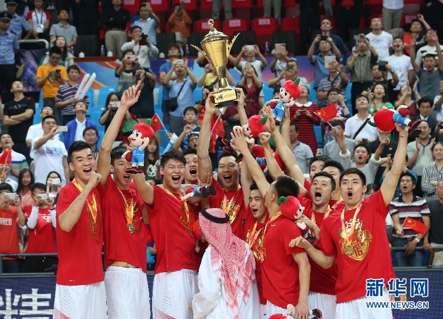 （体育）（23）篮球——男篮亚锦赛：中国队夺得冠军
