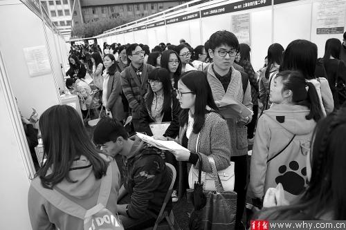 上海热线新闻频道-- 上海应届毕业生就业压力大