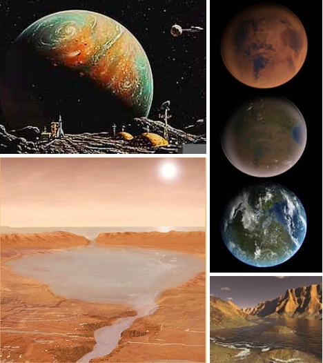 火星环境地球化