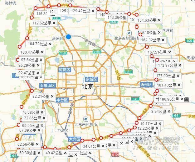 30岁小伙45小时跑完北京六环 累积跑步距离达
