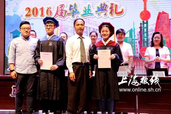 上海热线新闻频道--上海工商外国语学校2016毕