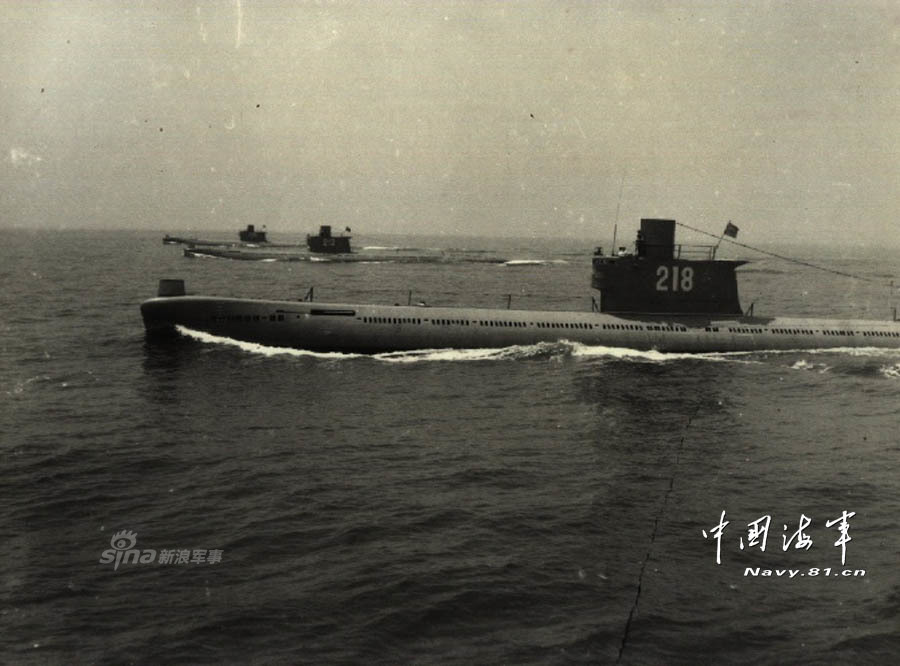 中国少见的几型潜艇:一型可水面射导弹打