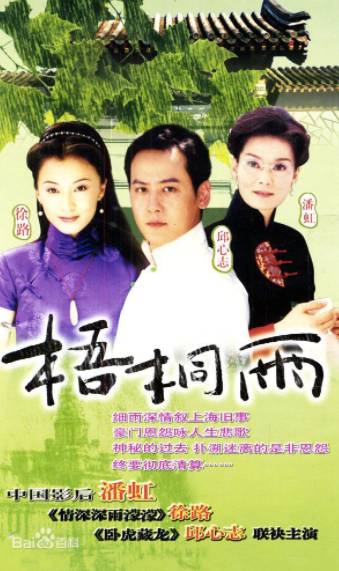 2001年,在电视剧《梧桐雨》中,出演美丽聪慧的沈家少奶奶何俊兰.