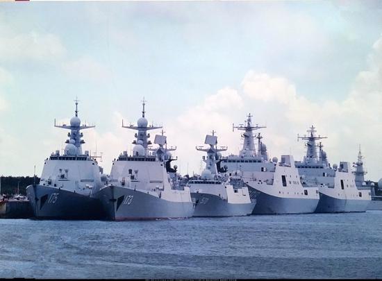 资料图：中国海军新型军舰