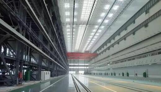 官方公开报道的某造船厂新建的世界最大核潜艇生产车间