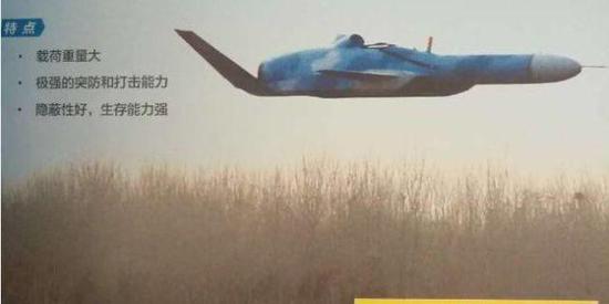 近日盛传的中国新型反舰无人机图片