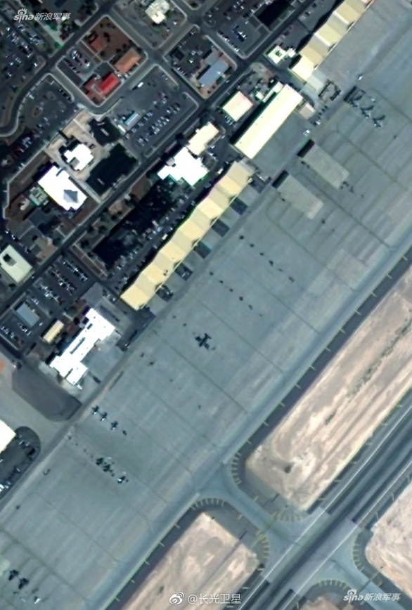 中国卫星实拍美国本土空军基地:战机清晰可见