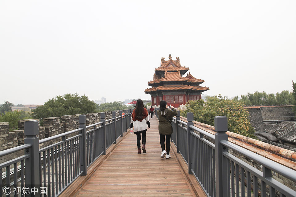 上海热线HOT新闻--北京:故宫北城墙对公众开放