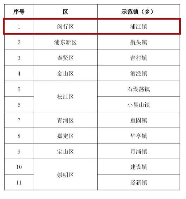 浦江镇、莲花路……上了上海市这个名单!(最新发布)