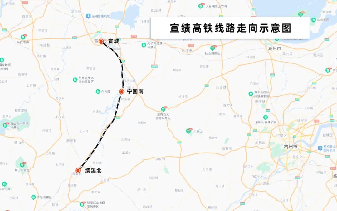 南沿江宣绩池黄长三角的这几条高铁新线建设有新进展