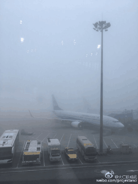虹桥机场暂无进出港航班 预计大雾影响持续到9点后
