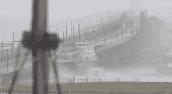 25年最强台风登陆日本 大阪关西机场被淹 如灾难片现场图片 23232 567x311