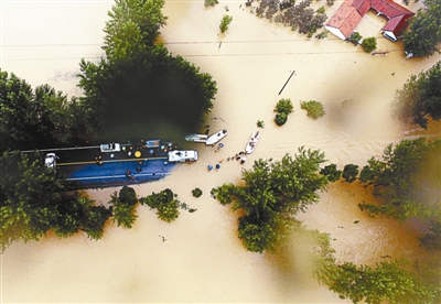 降雨導致湖北,湖南,江蘇,安徽等多地受災