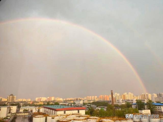 下山■北京出现罕见双彩虹 网友:这是大自然的礼物!