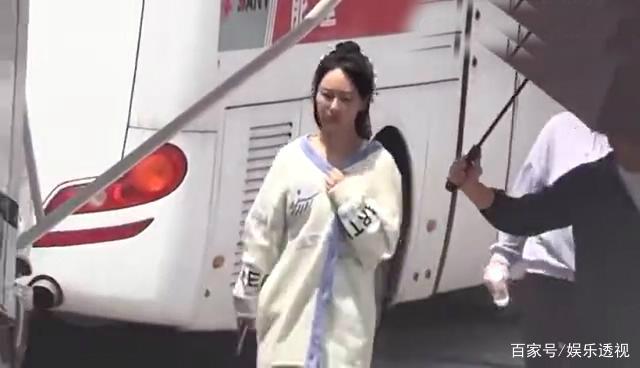 #仙气#胖了？杨紫《青簪行》曝光路透图，粉色服饰清新美丽