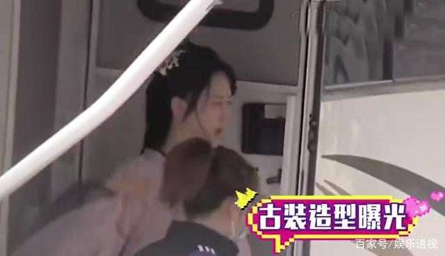 #仙气#胖了？杨紫《青簪行》曝光路透图，粉色服饰清新美丽