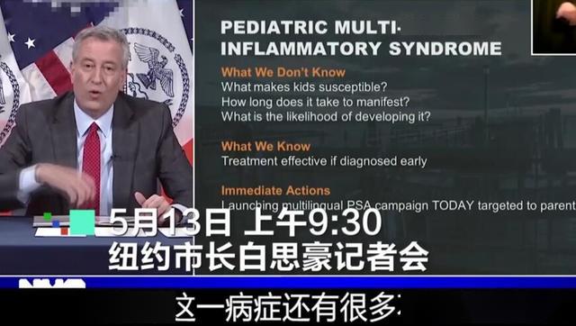 症状■纽约有70%染不明综合征的儿童进ICU,已造成3名儿童死亡
