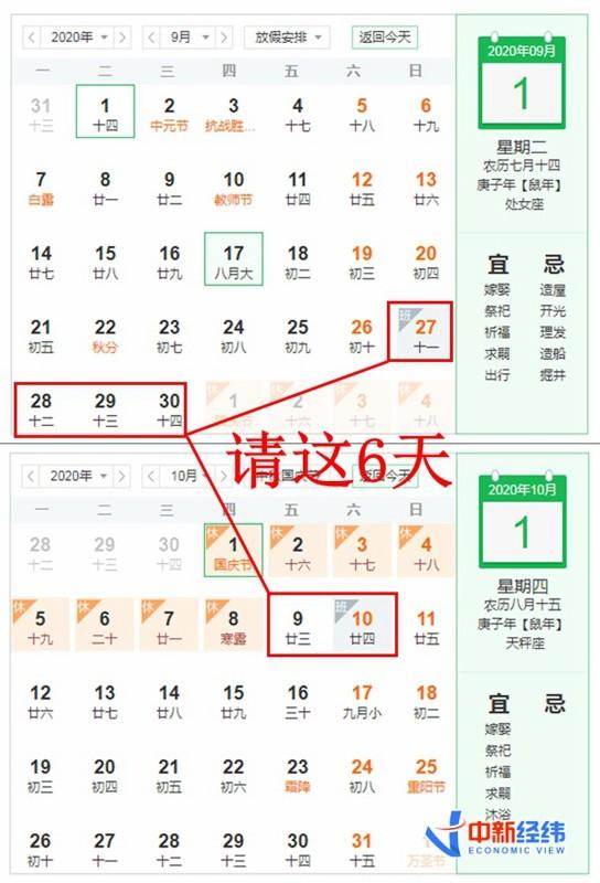《【星图在线平台】国庆中秋最强拼假攻略可休16天 专家解读十一假期可以出游吗？》