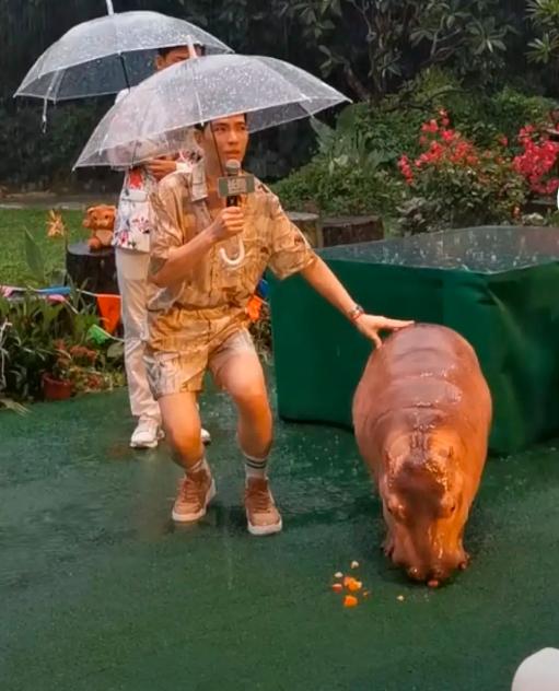 广州美食|“雨神”称号名不虚传！萧敬腾在广州参加活动又遇下大雨