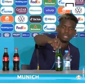 意大利球员|欧足联:不能再移走赞助商的饮料 C罗“可乐梗”被球员争相模仿