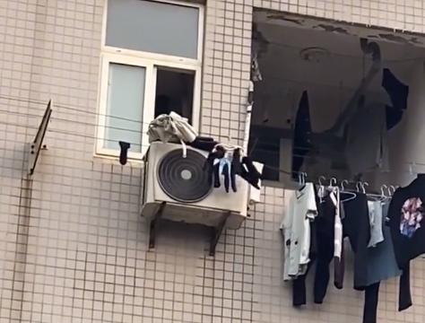 袜子|全自动烘干机！武汉一男生用空调外机烘干袜子，脑洞大开