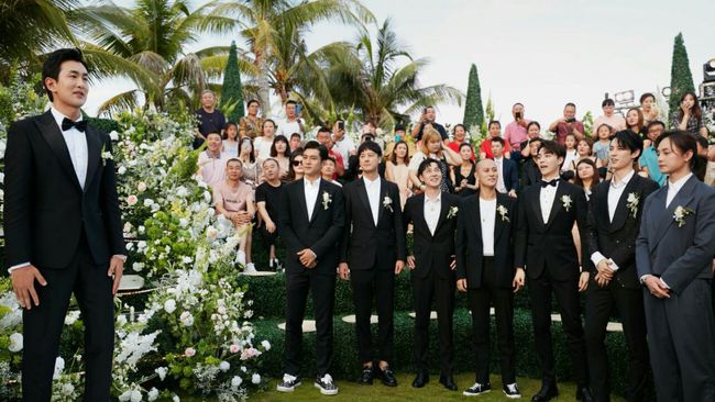 陈立农|好兄弟！在机场呆了一天，杨洋晚宴前终于到达王彦霖婚礼现场