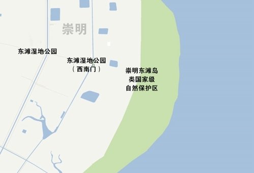 崇明岛东滩地图图片