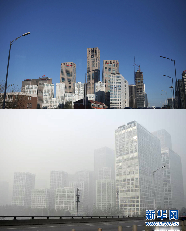 雾霾前后:看北京的灰与蓝