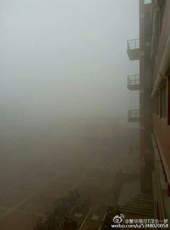 东营的霾。网友繁华落尽T浮生一梦提供