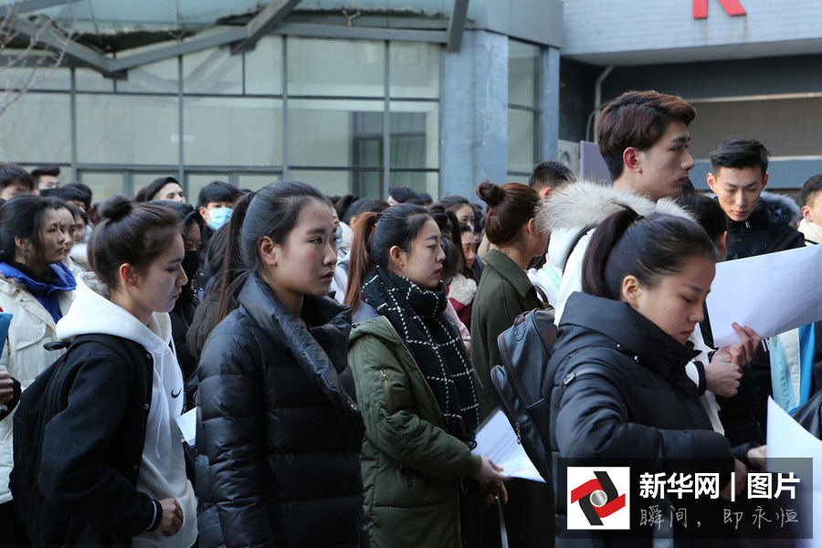 北影2016年艺考开考 美女帅哥云集