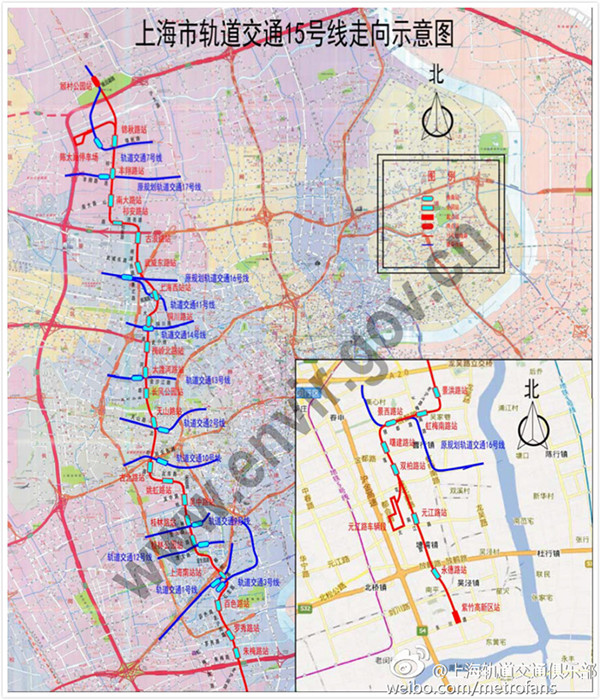 上海15号线延长线路图图片