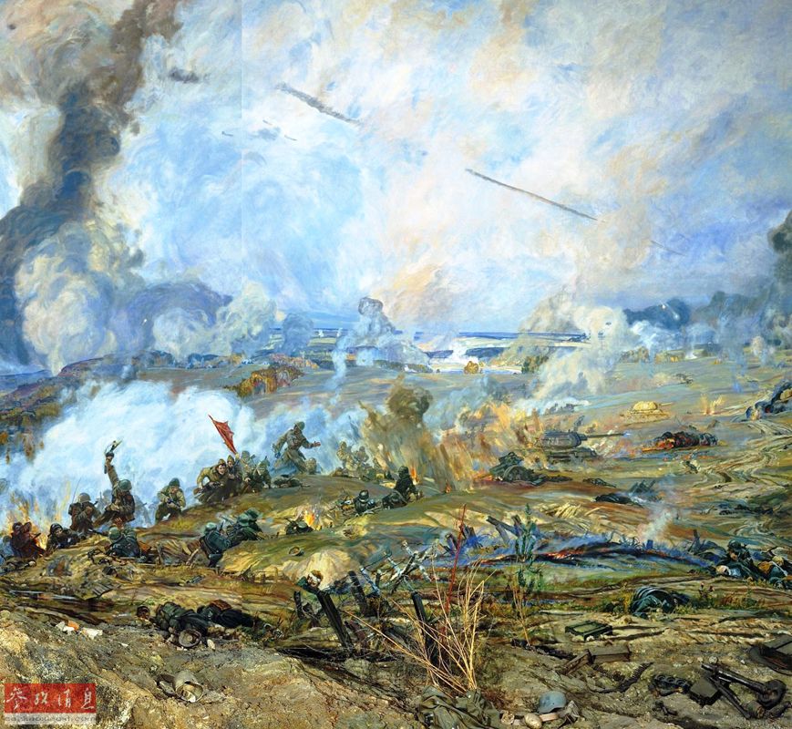 奥斯特里茨战役油画图片