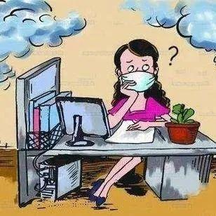 姑娘■全公司只有她一个人戴口罩，同事还劝别戴了…姑娘纠结了…