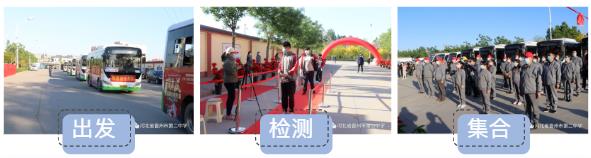 高三学生@河北高三开学 学生戴口罩有序测温进入学校