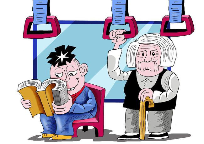 小伙|男子因工作太累未让座被大爷怒骂 强迫让座的行为，真的合适吗？