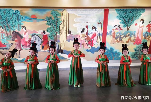 小儿垂钓|儿童版唐宫小姐姐来了 萌宝穿越回唐代体验传统文化巨大魅力