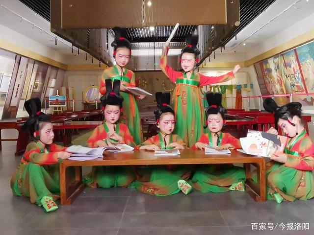 小儿垂钓|儿童版唐宫小姐姐来了 萌宝穿越回唐代体验传统文化巨大魅力