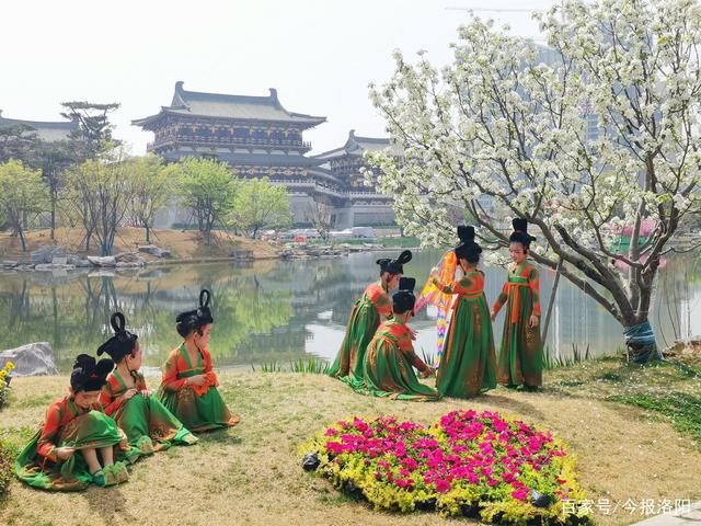 小儿垂钓|儿童版唐宫小姐姐来了 萌宝穿越回唐代体验传统文化巨大魅力