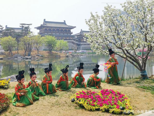 小儿垂钓|儿童版唐宫小姐姐来了 萌宝穿越回唐代体验传统文化巨大魅力