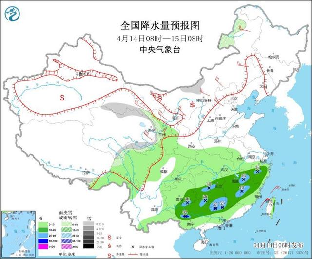 降水量预报|内蒙古沙尘暴风沙夹杂雨雪 北方地区有大风降温沙尘