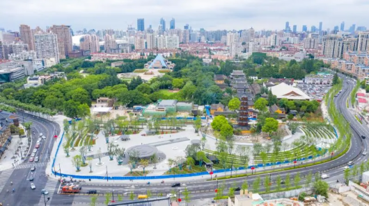 龙华塔|千年龙华塔焕新亮相，龙华广场有了“天空之境”