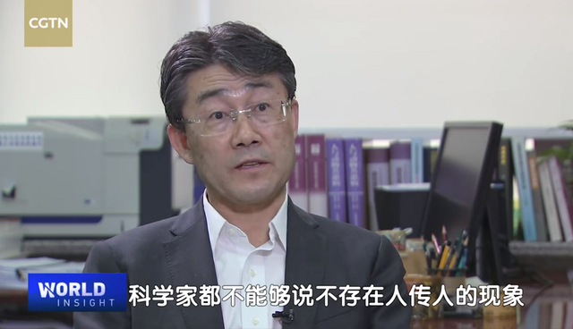 人传人■高福接受采访时表示：自己从来没说过“没有人传人的现象”