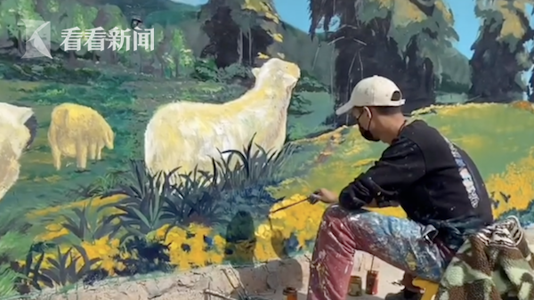 90后|太治愈了！90后小伙把乡村粉刷成网红打卡地