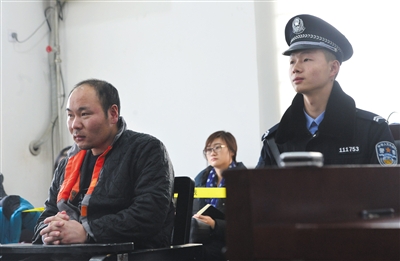 昨日，朝阳法院，肇事司机孙某当庭表示认罪。新京报记者 林野 摄